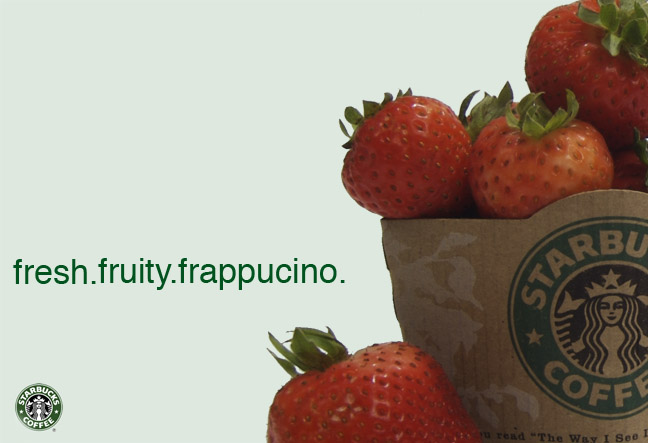 Starbucks Strawberry Ad